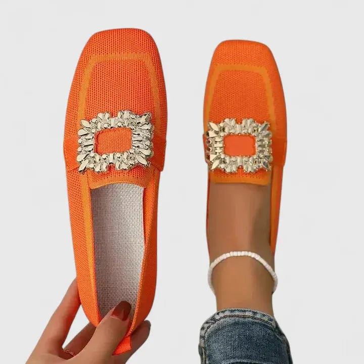 NULE - Mocassini ortopedici in pelle, beige, neri, marroni, blu e arancio
