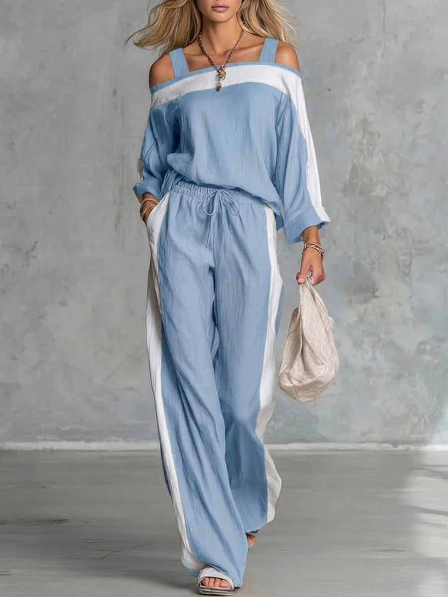 CHIOMONTE - Pantaloni chic in blu navy, verde e bordeaux