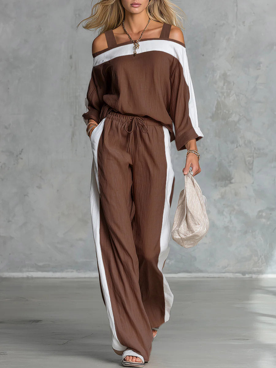 CHIOMONTE - Pantaloni chic in blu navy, verde e bordeaux