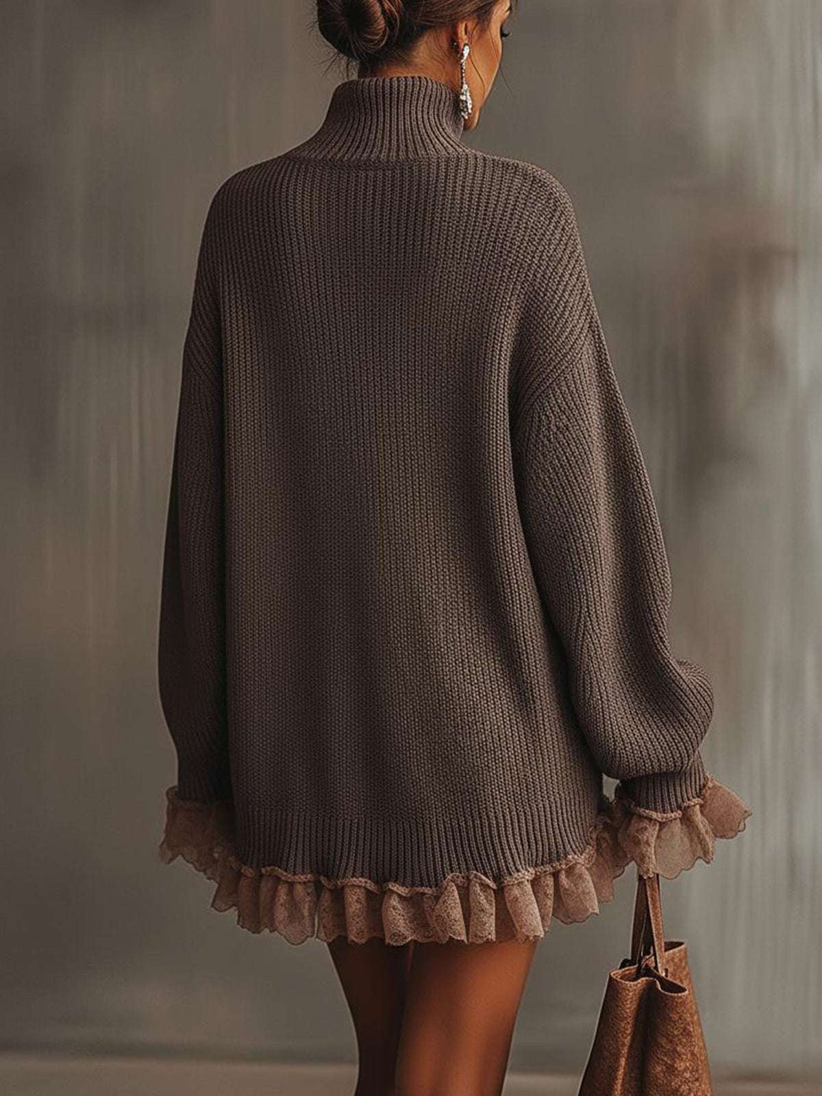 GIULIA - Abito in Maglia con Balze