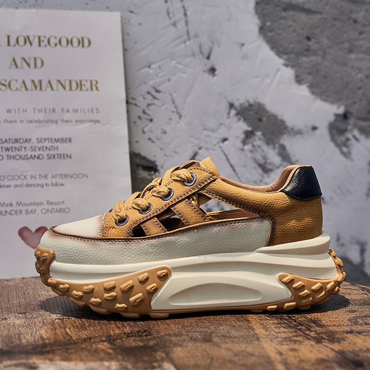 OSASIO - Sneakers rétro in pizzo traspirante stile sportivo