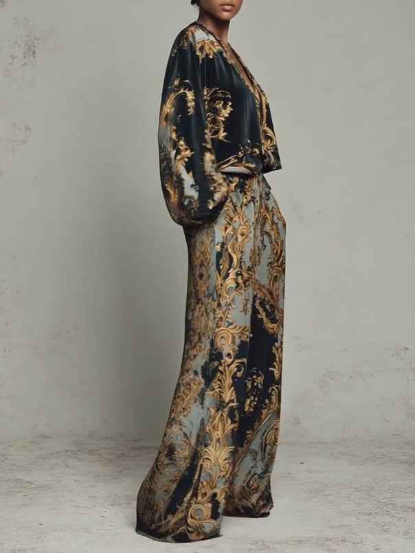 CERIANA - Set Loungewear Nero Morbido e Comfortevole
