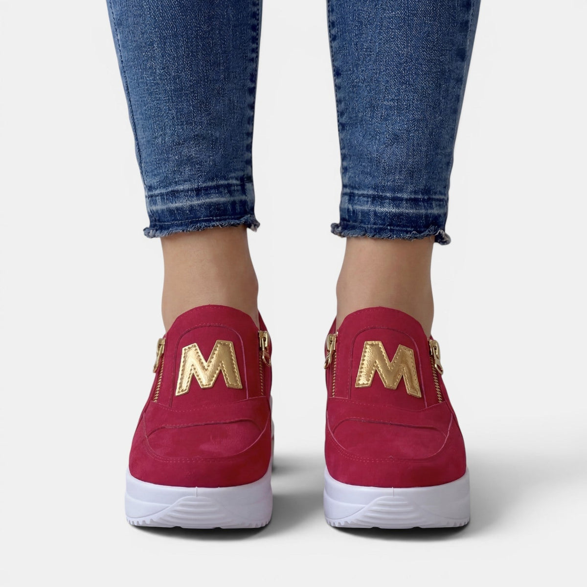 FORNACE - Sneakers donna ortopediche traspiranti multicolore
