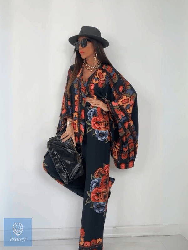 PIANORO - Tailleur Donna Due Pezzi Nero e Bianco